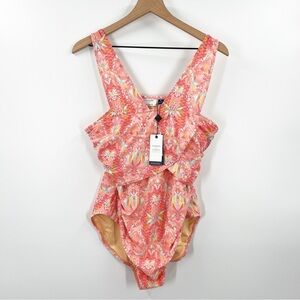 Cabana Life x Talbots One Piece Swim Bathing Suit